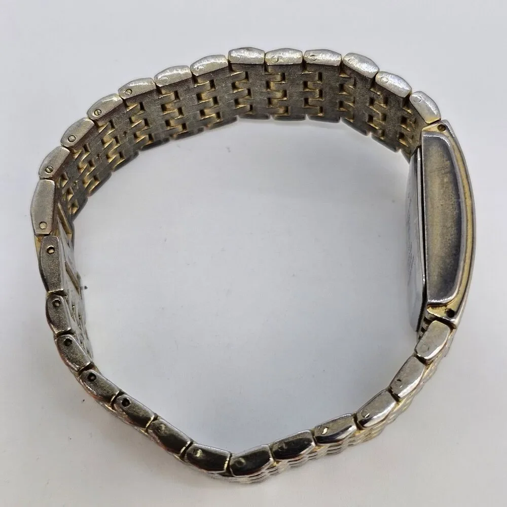 Benrus Women's Watch 19MM Gold Dial Diamond Bezel Gold Bracelet 6.5